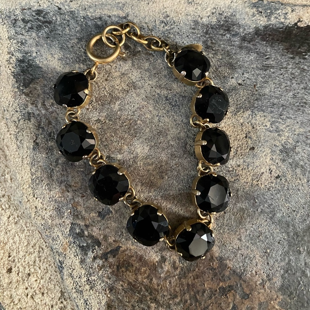 Catherine Popesco Black and Gold Bracelet